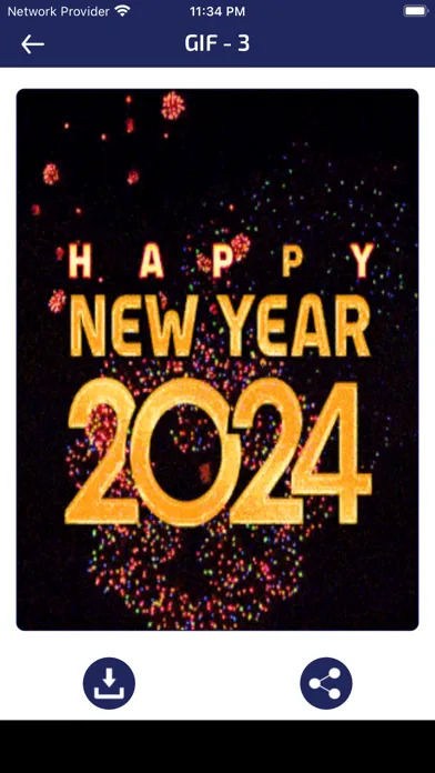 Ảnh chụp màn hình của New Year Wishes & Cards