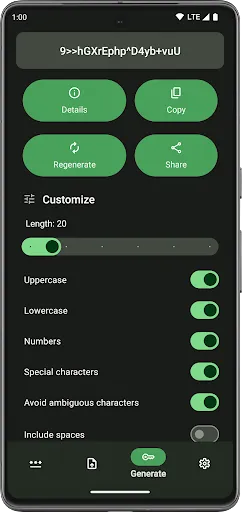 Capturas de pantalla de IYPS- Is Your Password Secure?