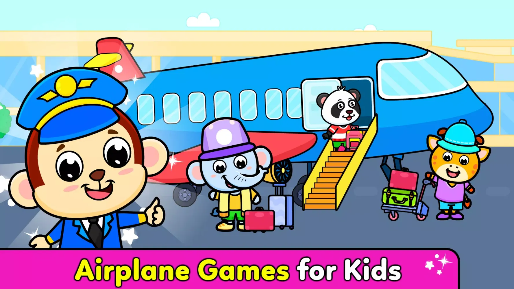 Timpy Airplane Games for Kids 스크린샷