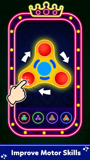 ภาพหน้าจอของ Timpy Baby Glow Phone Games
