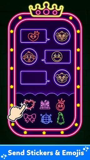 ภาพหน้าจอของ Timpy Baby Glow Phone Games
