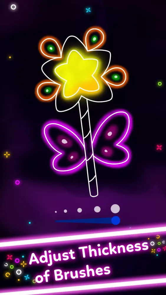 Kids Doodle Glow Coloring Game Screenshots