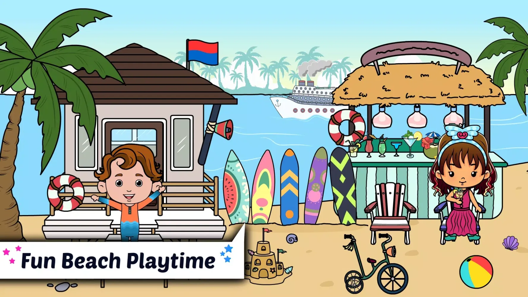 Capturas de pantalla de Tizi Town - My Hotel Games