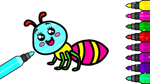 Baby Coloring Games for Kids スクリーンショット