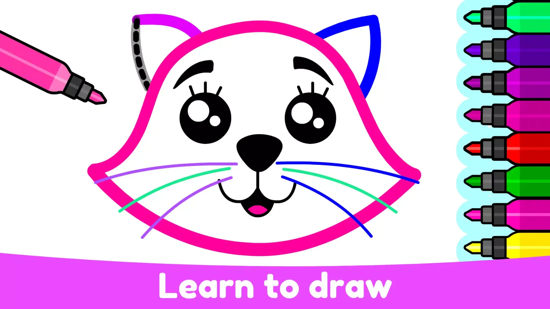 Zrzuty ekranu Kids Drawing & Coloring Games