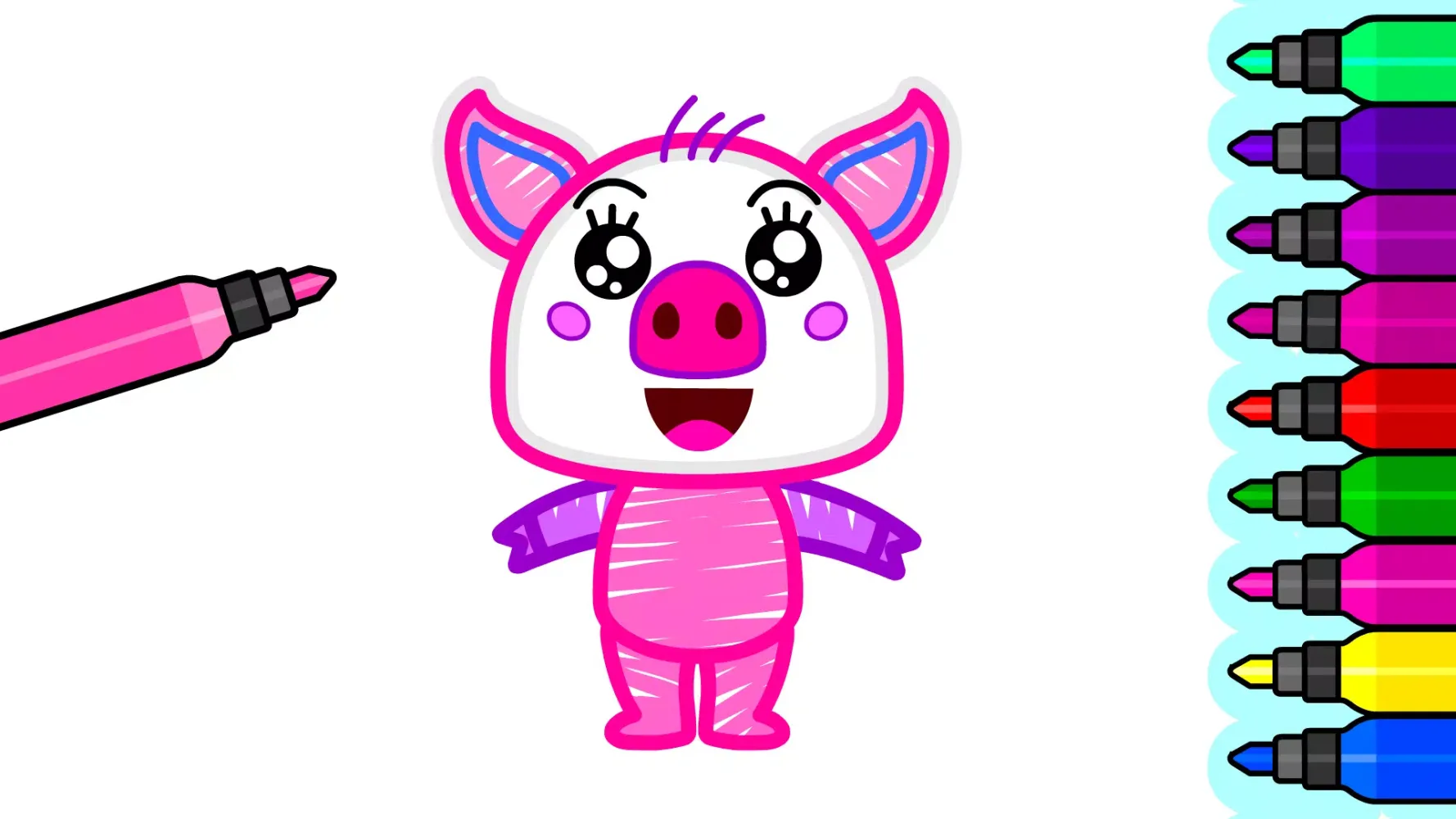 Zrzuty ekranu Kids Drawing & Coloring Games