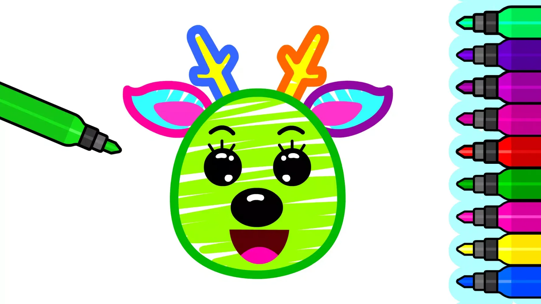 Zrzuty ekranu Kids Drawing & Coloring Games