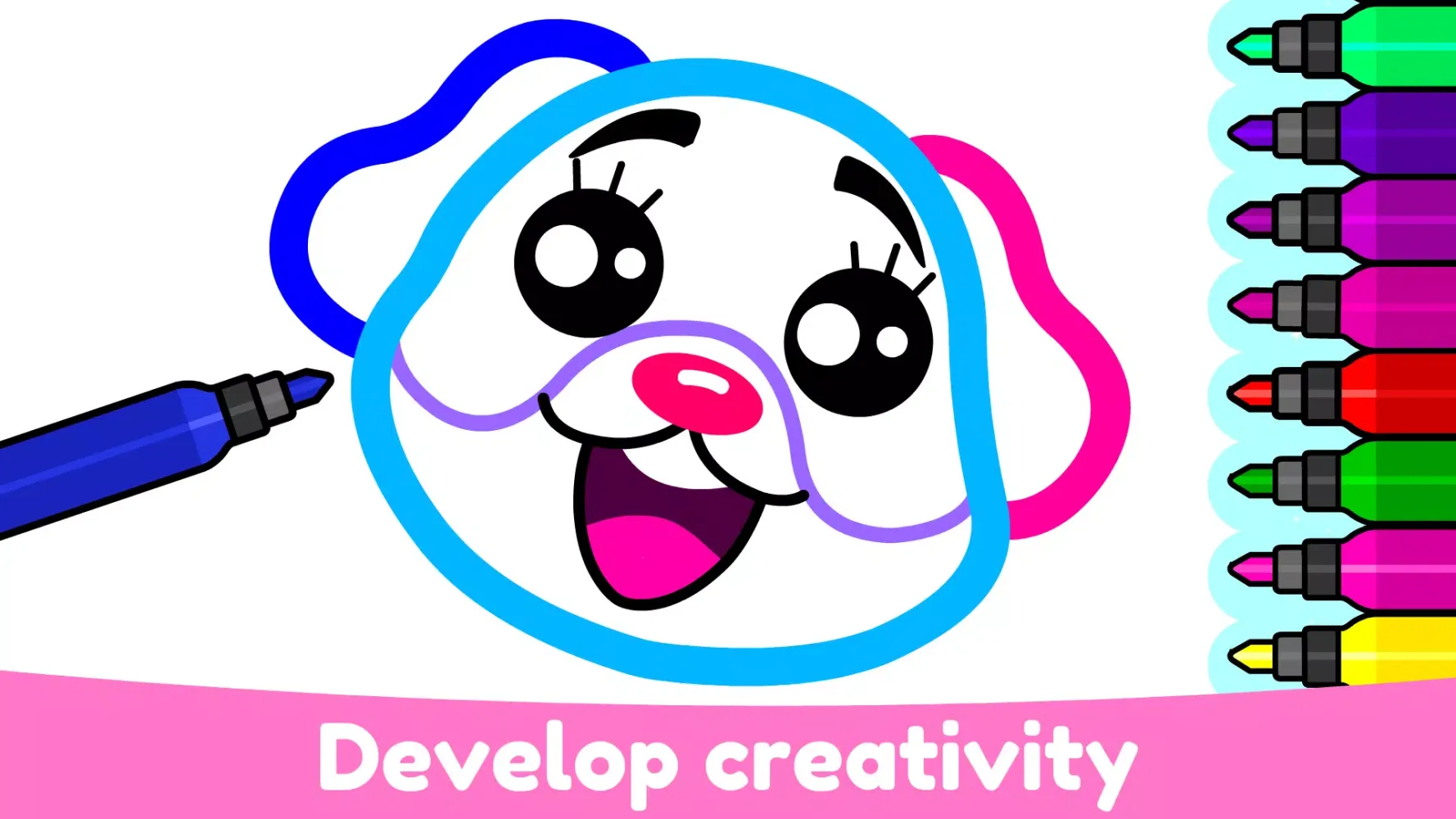 Zrzuty ekranu Kids Drawing & Coloring Games