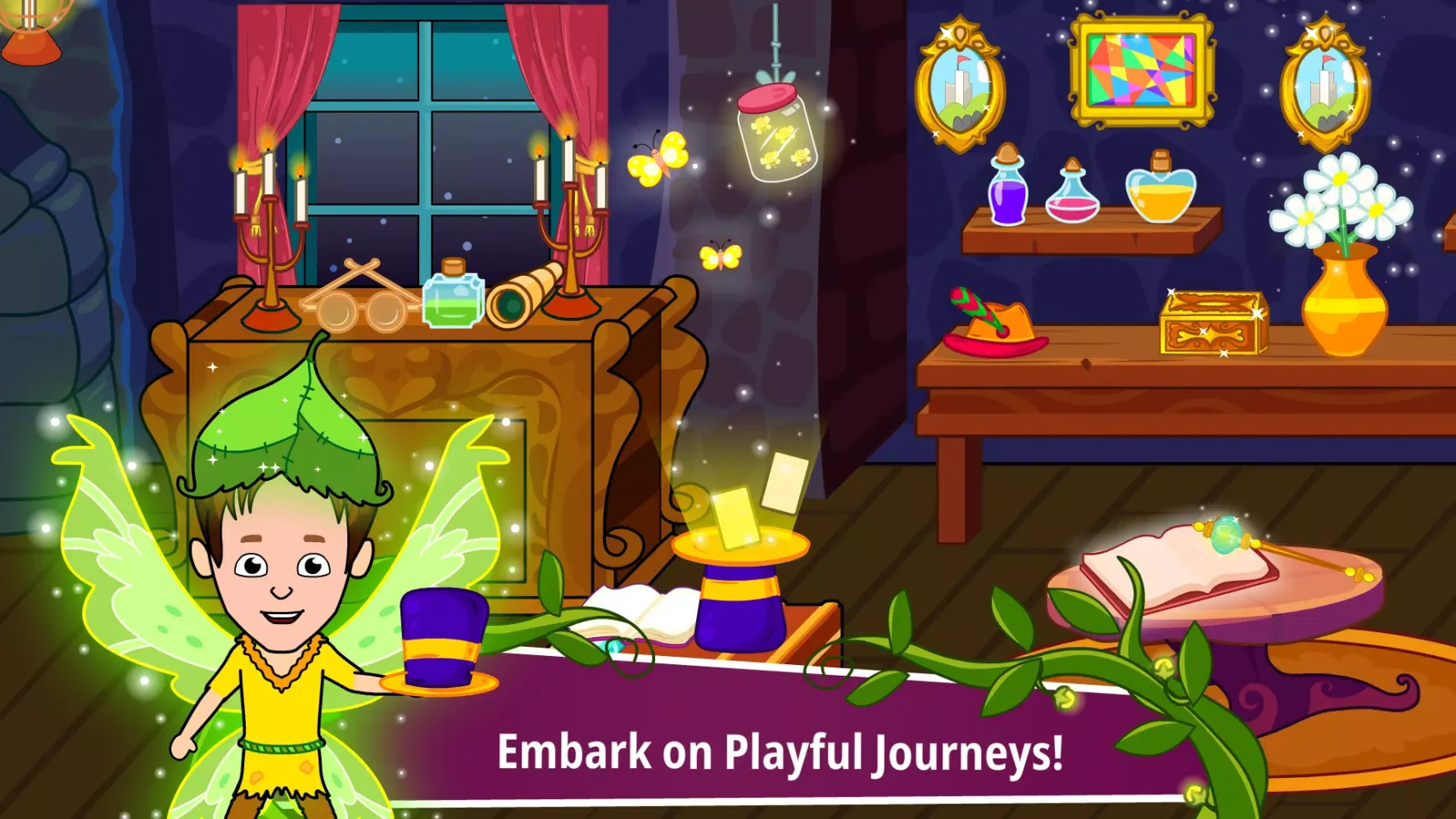 Tangkapan skrin My Magical Town Fairy Land