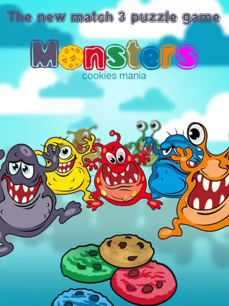 Monsters Mania - The new 3 match puzzle game 2015 - free games for boys and girls iPad  Screenshots