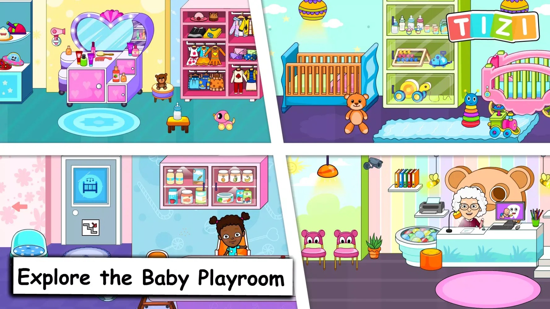 Captures d'écran de My Tizi Town Daycare Baby Game