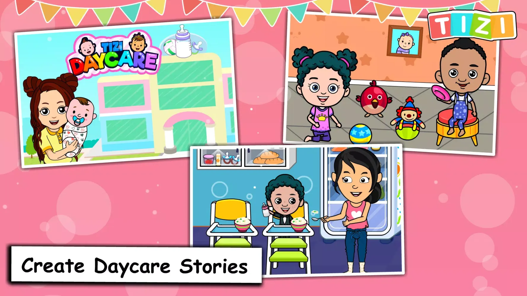 Captures d'écran de My Tizi Town Daycare Baby Game