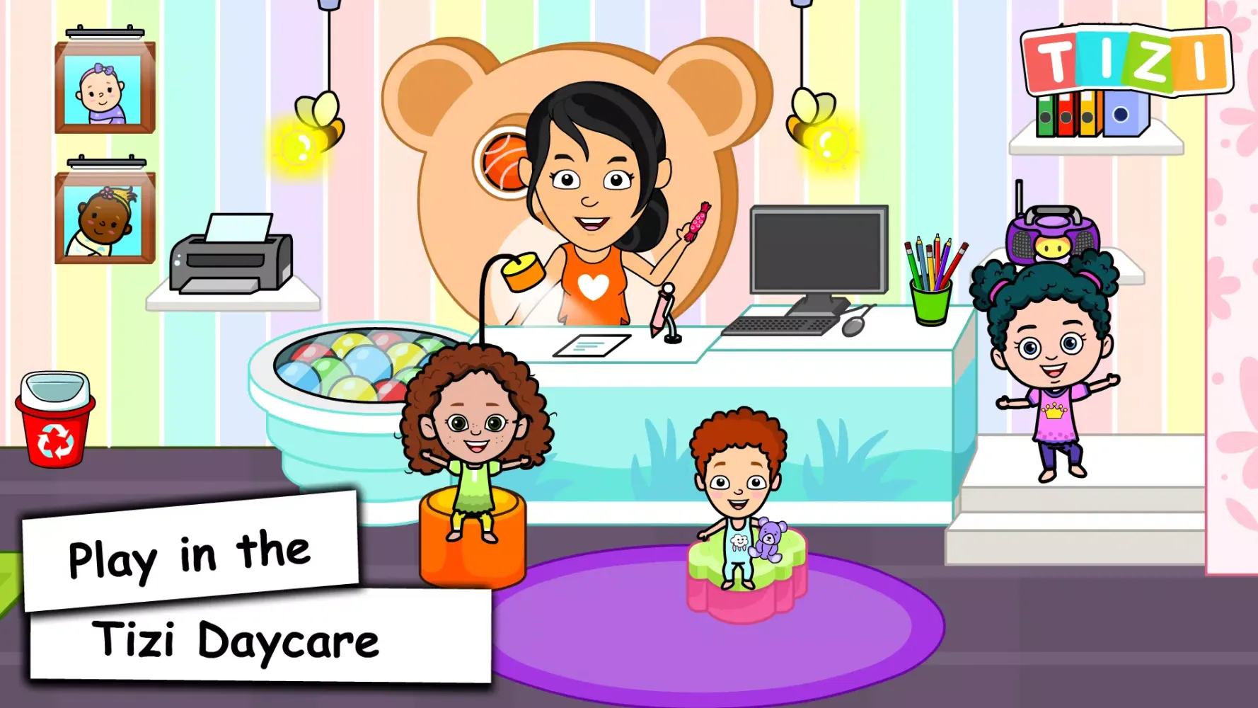 Captures d'écran de My Tizi Town Daycare Baby Game