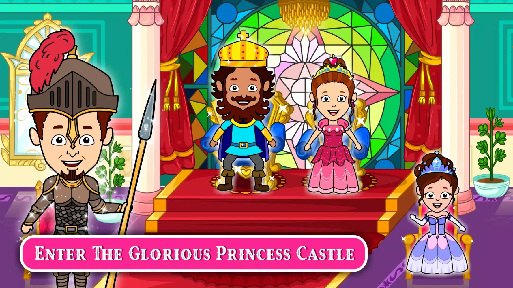 Ảnh chụp màn hình của Tizi World Princess Town Games