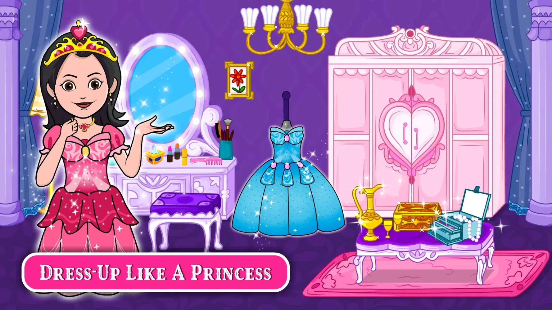 Ảnh chụp màn hình của Tizi World Princess Town Games