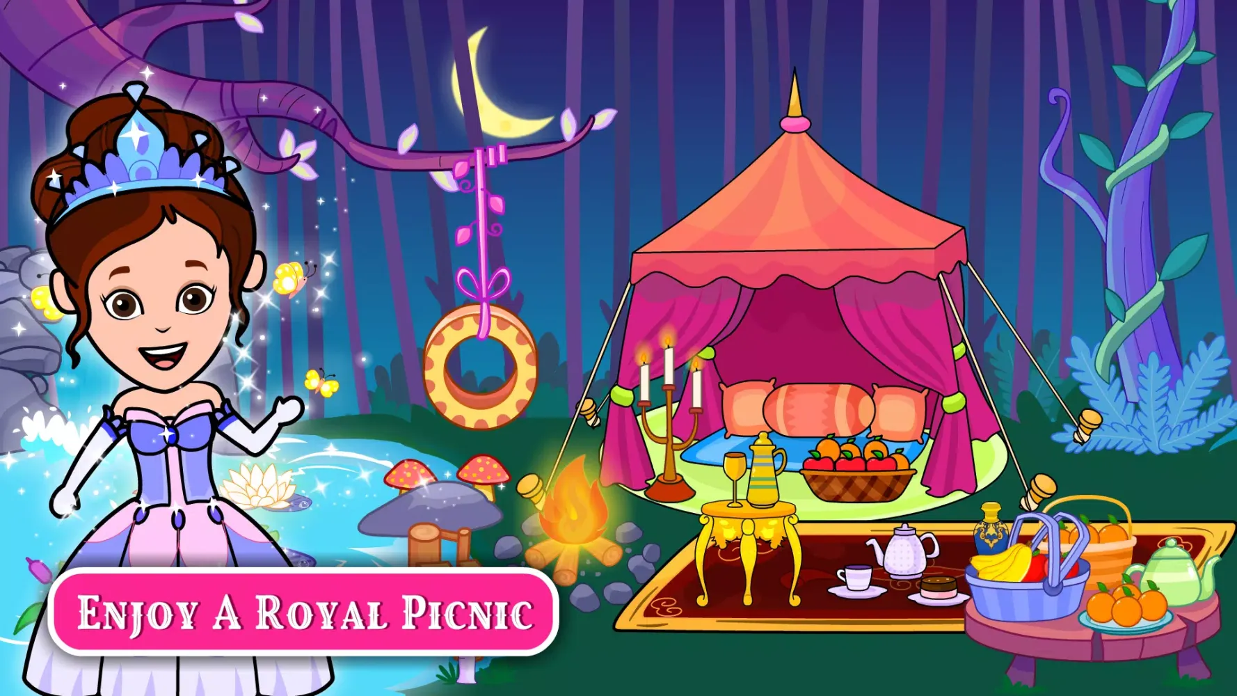 Ảnh chụp màn hình của Tizi World Princess Town Games