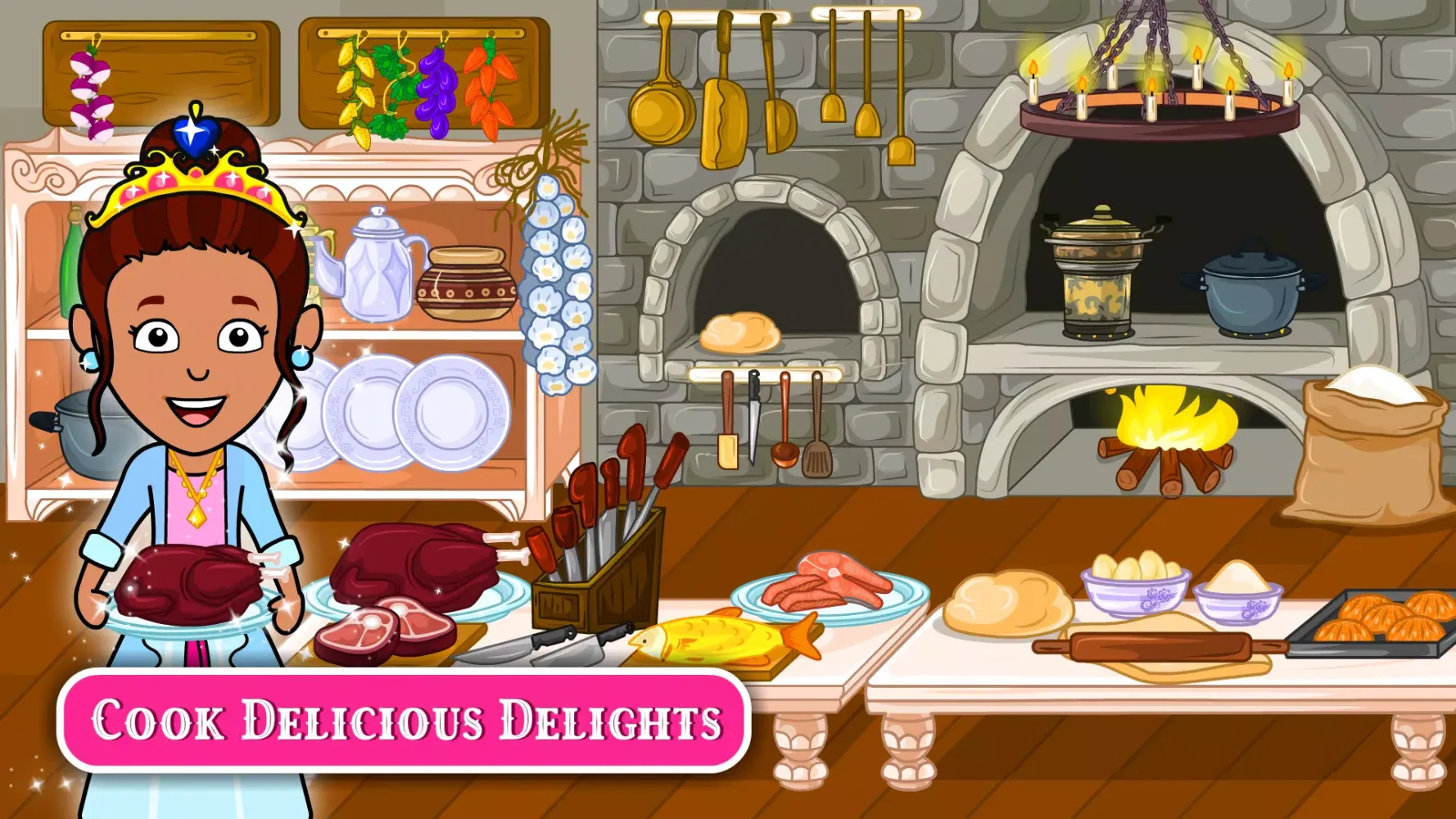 Ảnh chụp màn hình của Tizi World Princess Town Games
