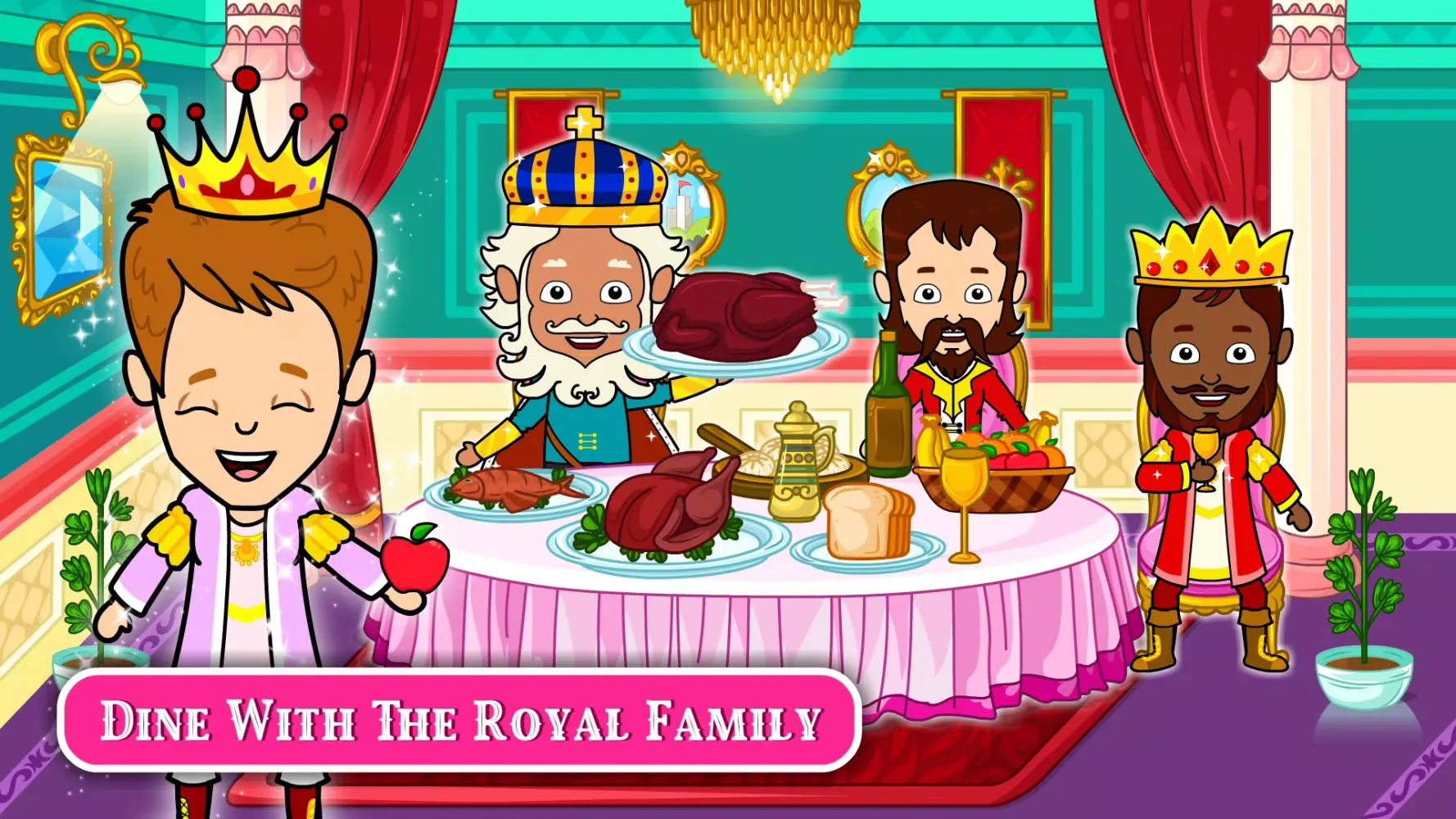 Ảnh chụp màn hình của Tizi World Princess Town Games