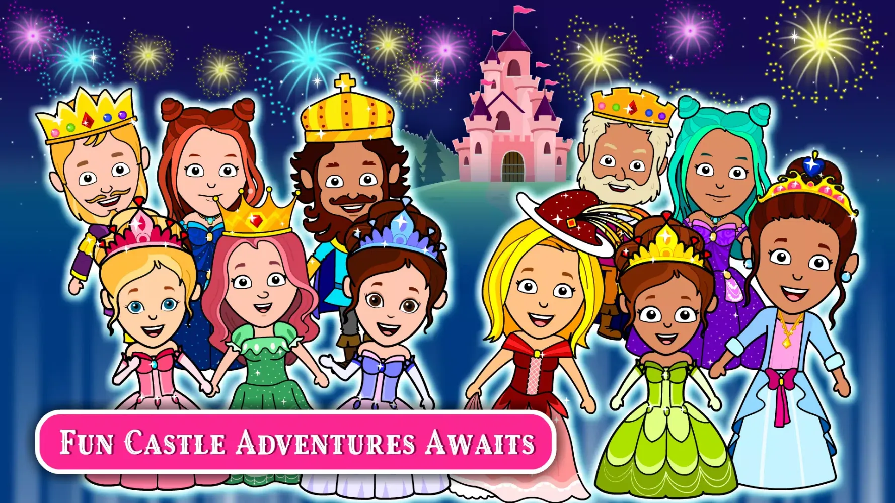 Ảnh chụp màn hình của Tizi World Princess Town Games