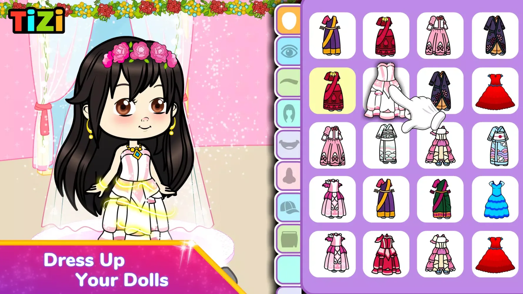 Tizi Town: Doll Dress Up Games应用截图