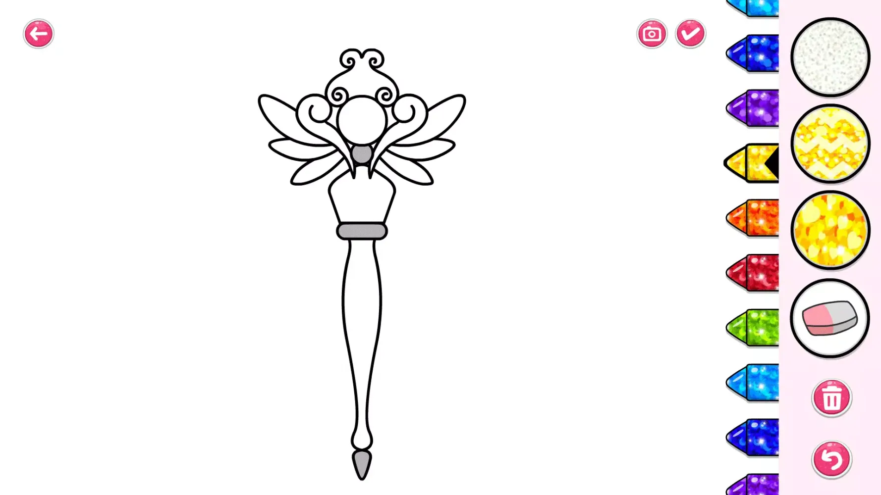 Tangkapan skrin Princess Coloring Book Games