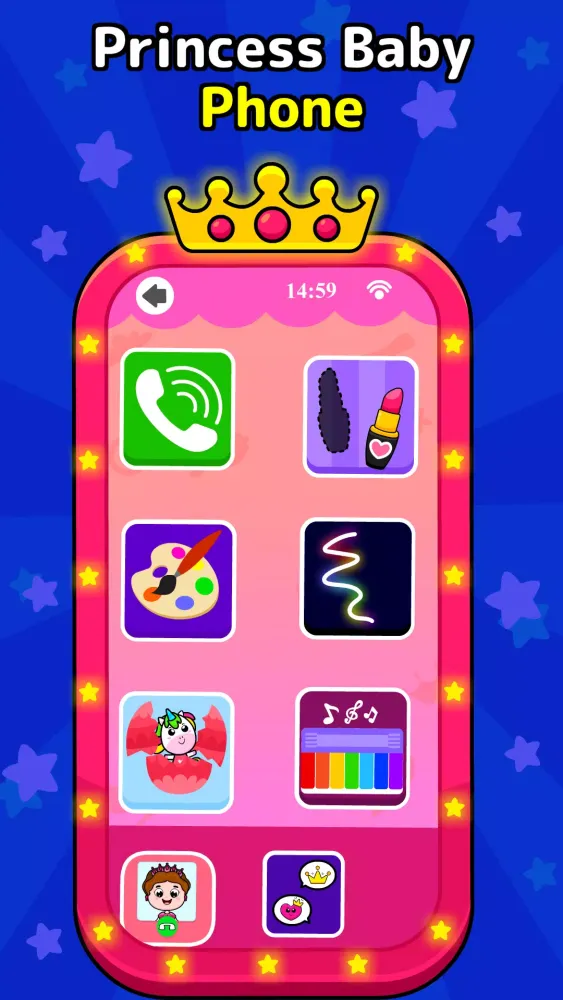 Timpy Baby Princess Phone Game Screenshots