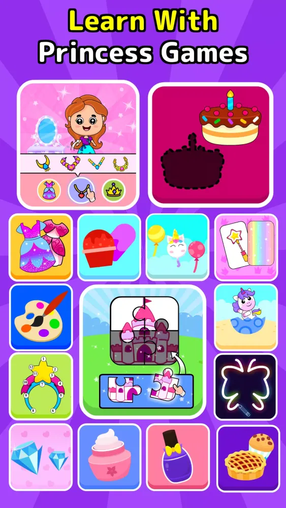 Timpy Baby Princess Phone Game Screenshots