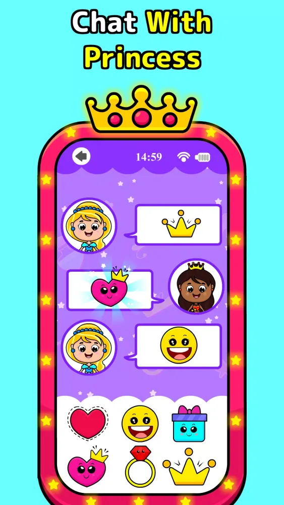 Timpy Baby Princess Phone Game Screenshots
