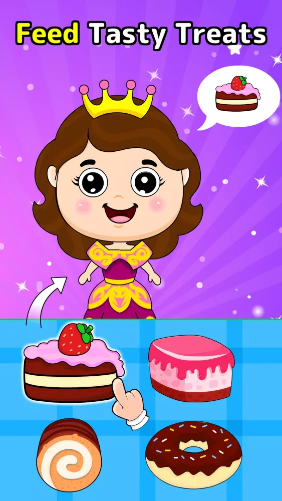 Timpy Baby Princess Phone Game Screenshots