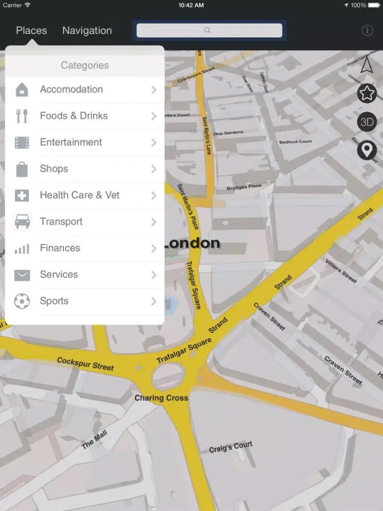 Tangkapan skrin London - Offline Maps & city guide (w/ metro!) iPad 