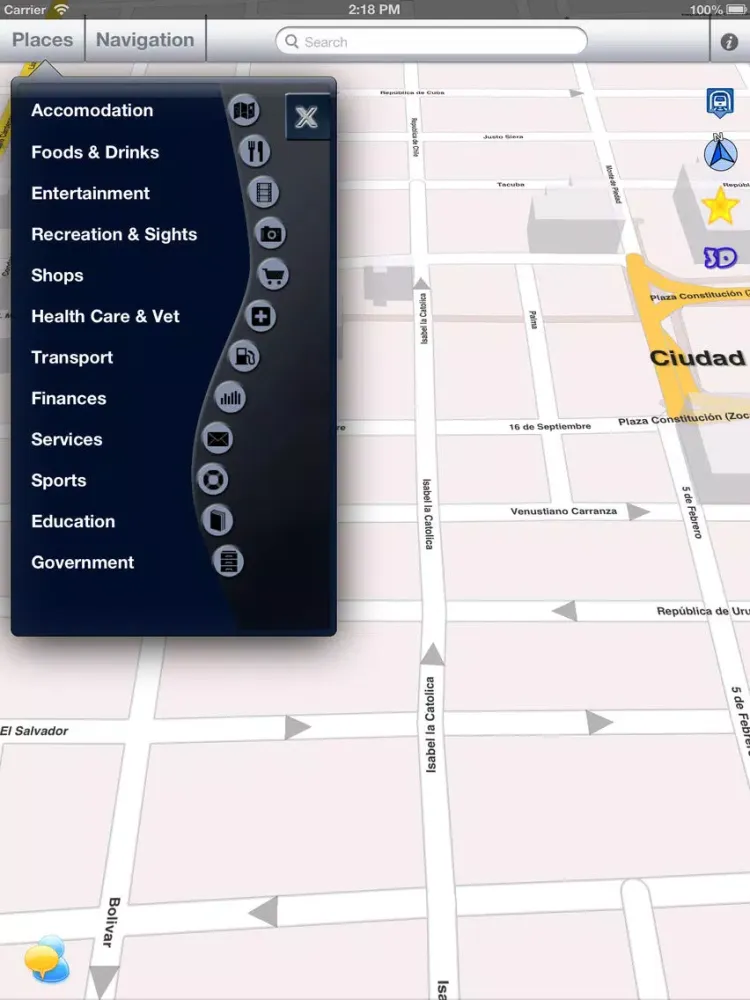 MX Social Maps iPad  スクリーンショット