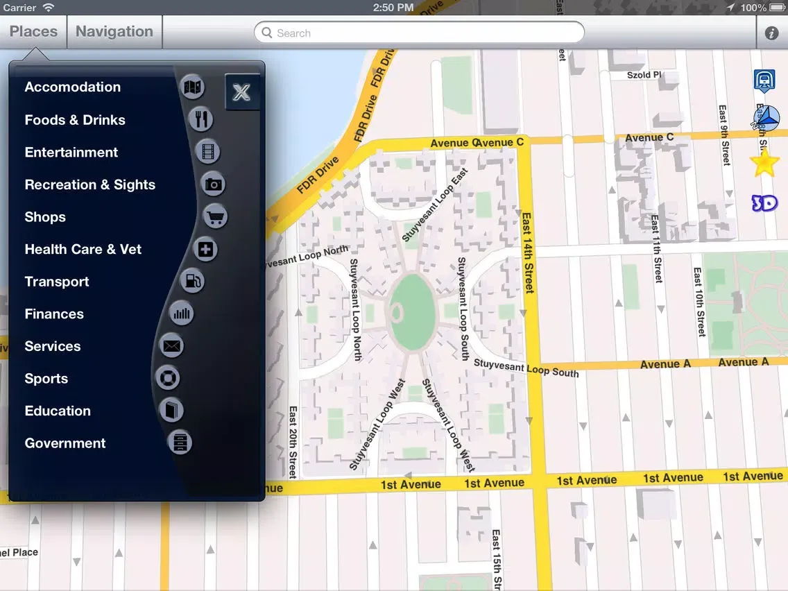 New York - Offline Map & city guide (w/ metro!) iPad  Screenshots