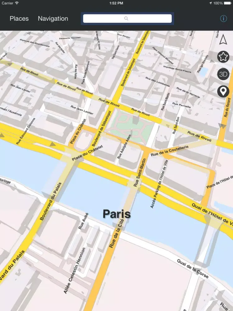 Paris - Offline Map & City Guide (w/metro!) iPad  سکرین شاٹس