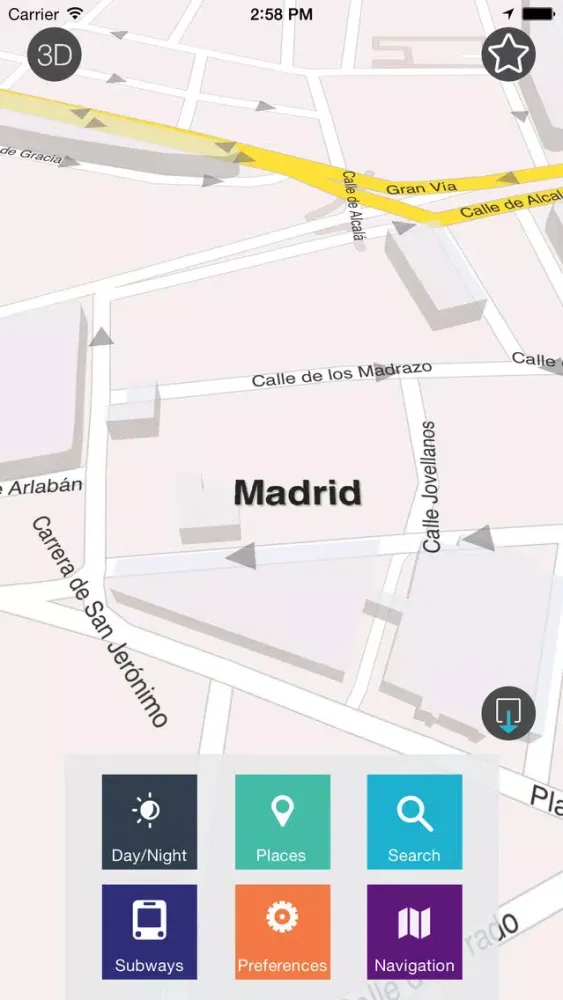 Madrid - Offline Map & City Guide (w/metro!) スクリーンショット