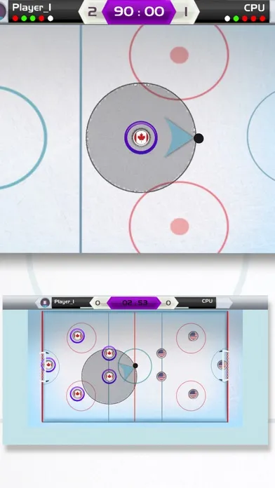 Finger Hockey - Pocket Game سکرین شاٹس
