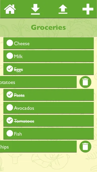 Captures d'écran de Grocery Lists Make Shopping