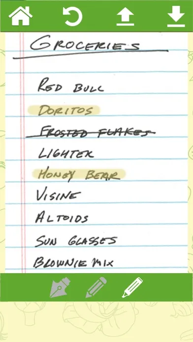 Captures d'écran de Grocery Lists Make Shopping