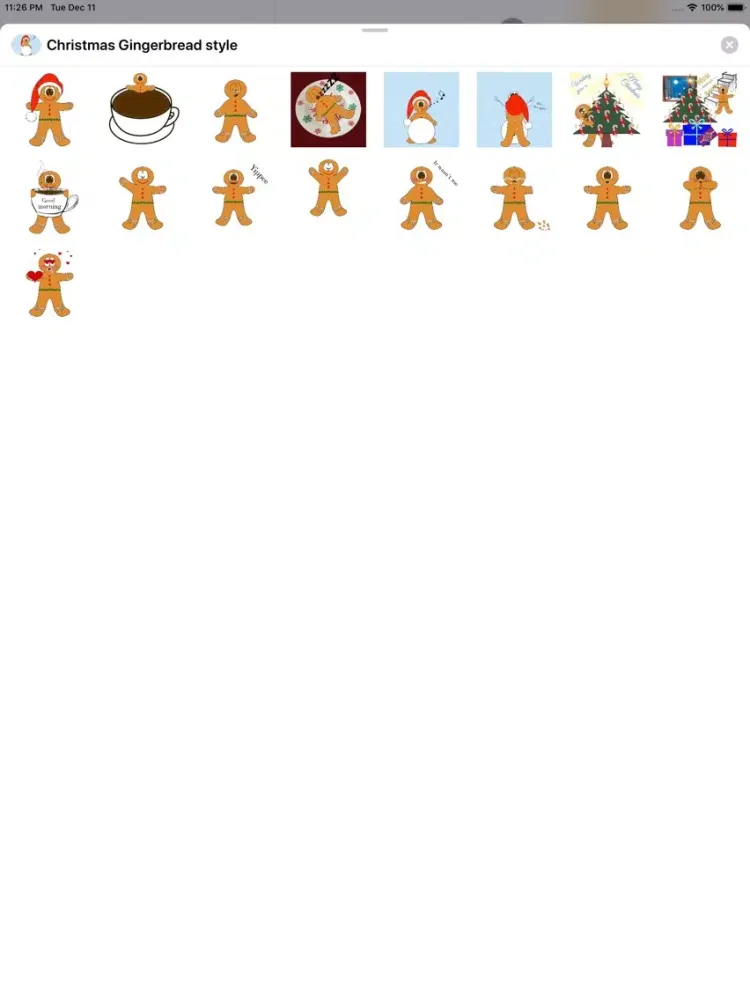Screenshot di Christmas Gingerbread style iPad 