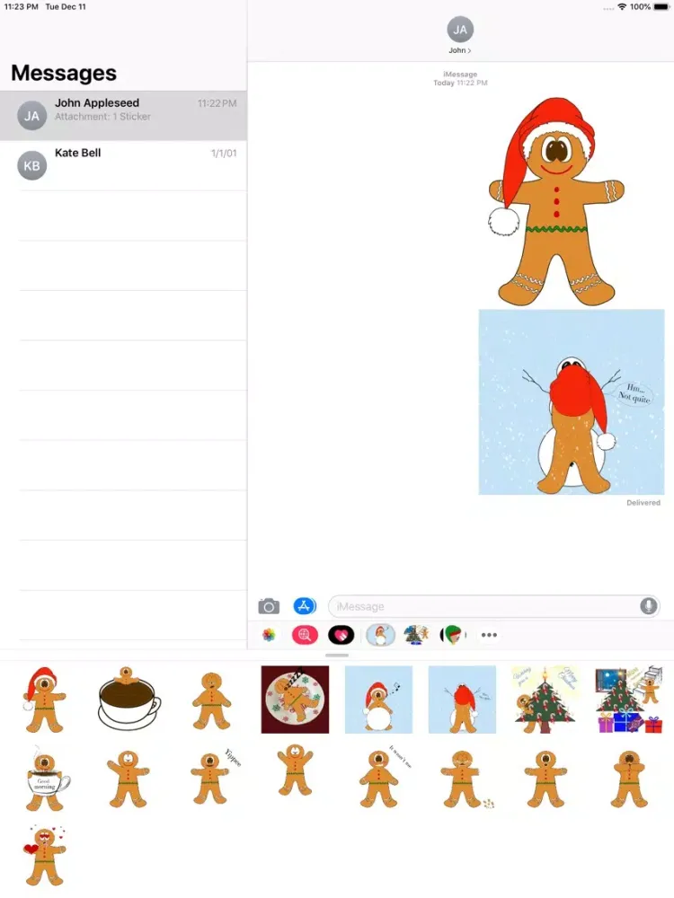 Screenshot di Christmas Gingerbread style iPad 