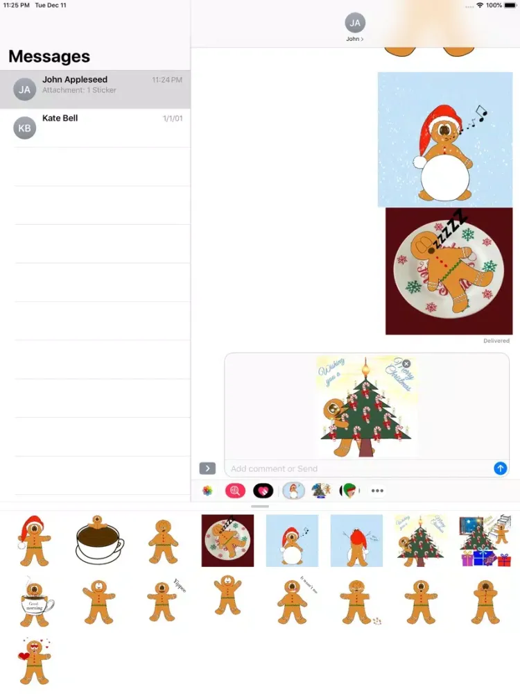 Screenshot di Christmas Gingerbread style iPad 