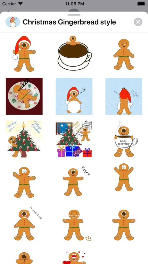 Screenshot di Christmas Gingerbread style