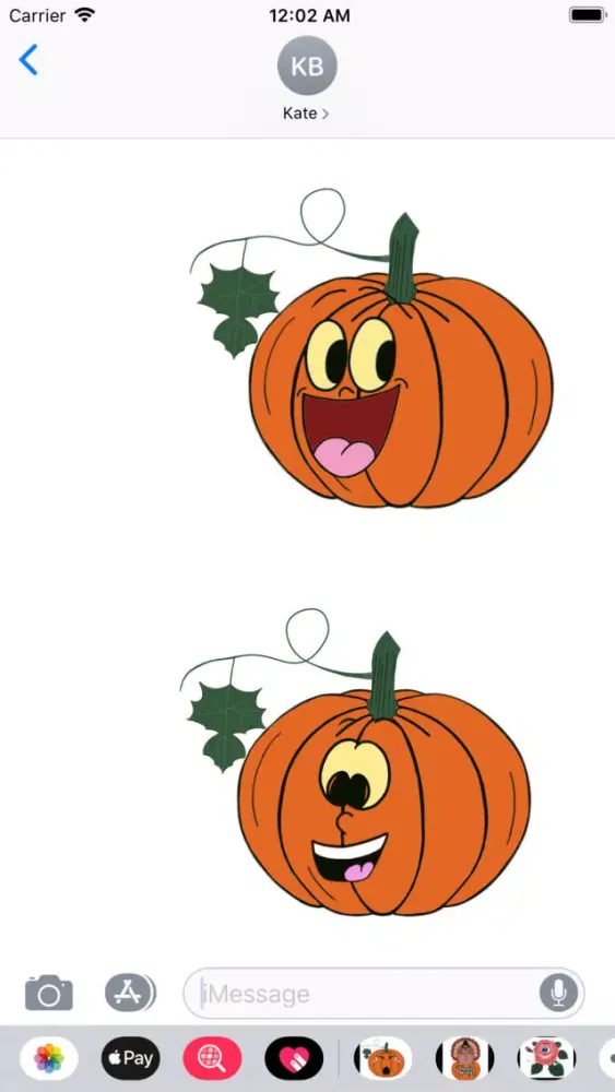 Pumpkin time stickers স্ক্রিনশট