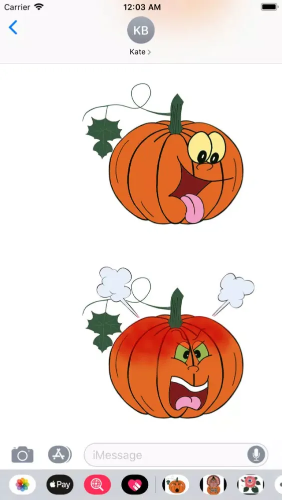 Pumpkin time stickers স্ক্রিনশট