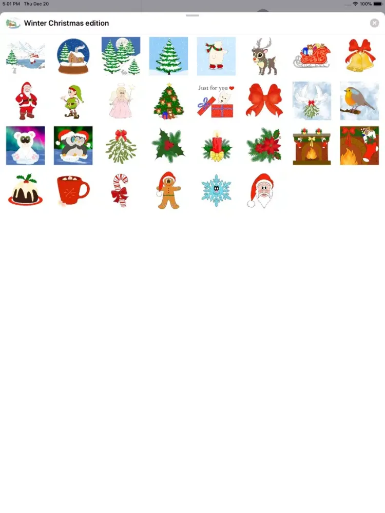 تصاویر Winter Christmas edition iPad 