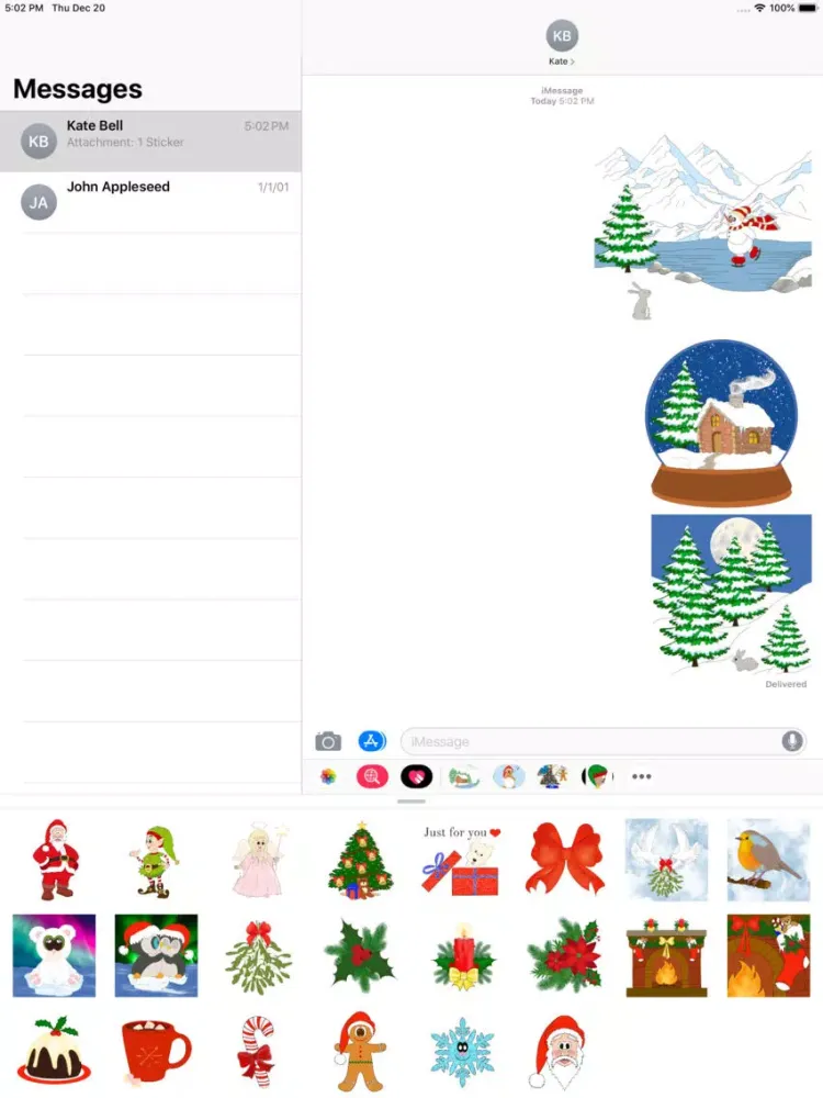 تصاویر Winter Christmas edition iPad 