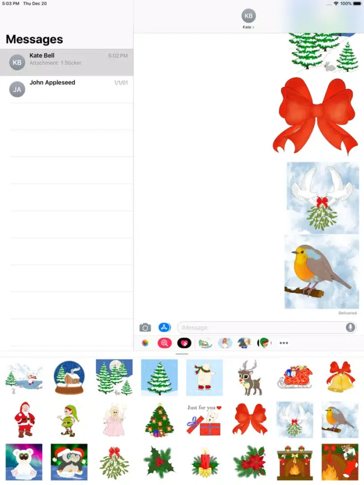 تصاویر Winter Christmas edition iPad 