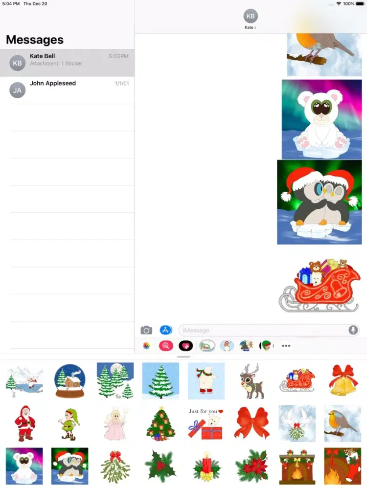 تصاویر Winter Christmas edition iPad 