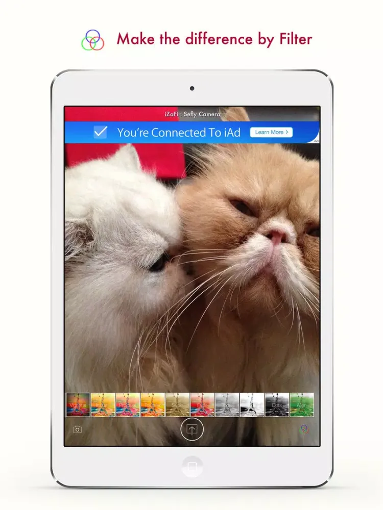Zrzuty ekranu iZaFi : Selfy Camera iPad 
