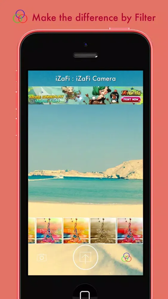 Zrzuty ekranu iZaFi : Selfy Camera