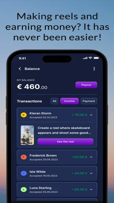 Reel Squad - Make reels & Earn应用截图